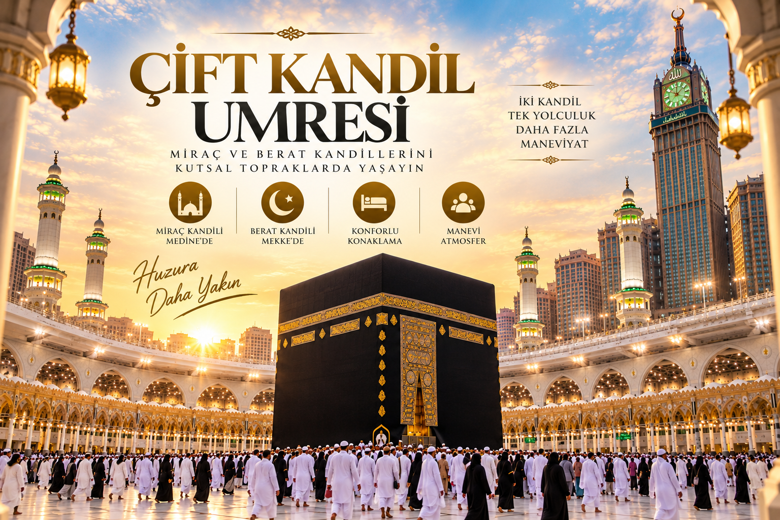 3 Ocak 2027 – Çift Kandil Umresi